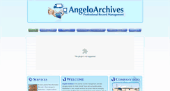 Desktop Screenshot of angeloarchives.com